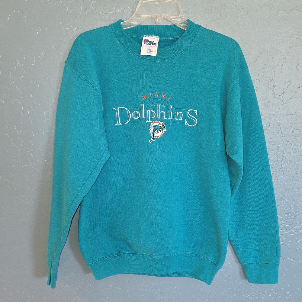 VTG Pro Player Teal Sweatshirt with Lightning Logo
